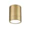 Z-Lite Algar Flush Mount, 1-Light, 6 In.W x 8 In.H, Modern Gold/Frosted 1006F6-MGLD-LED - alternate 6
